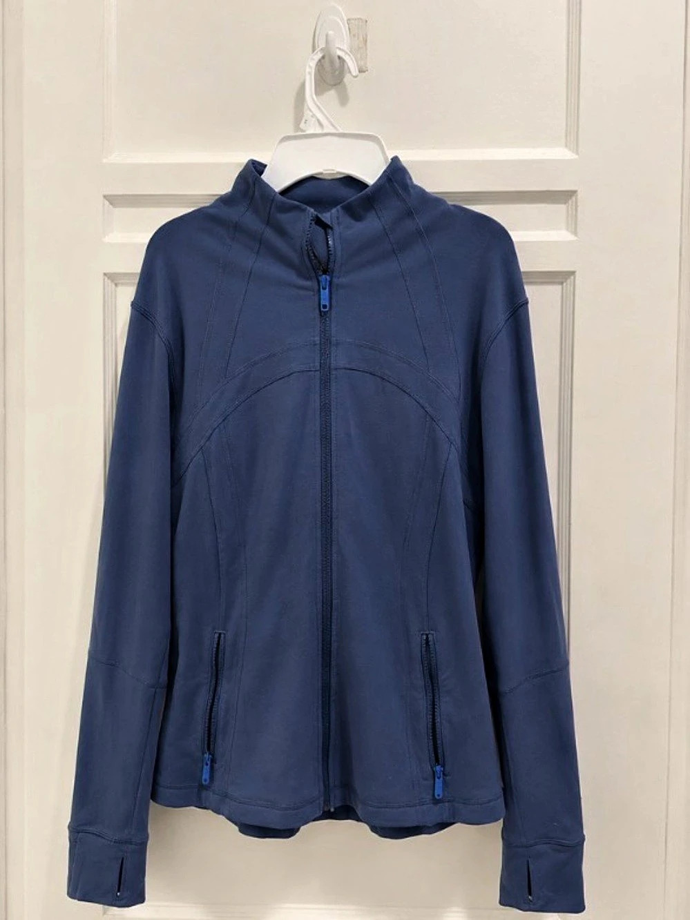 Lululemon Define Jacket Blue Zip Front Jacket